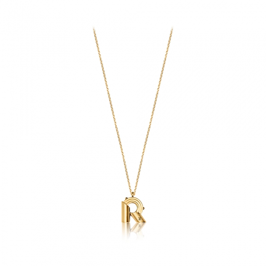 Louis Vuitton LV & Me necklace, letter R in Gold - Accessories M61073
