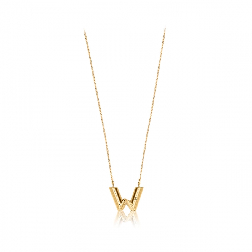 Louis Vuitton LV & Me necklace, letter W in Gold - Accessories M61078