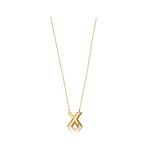 Louis Vuitton LV & Me necklace, letter X in Gold - Accessories M61079