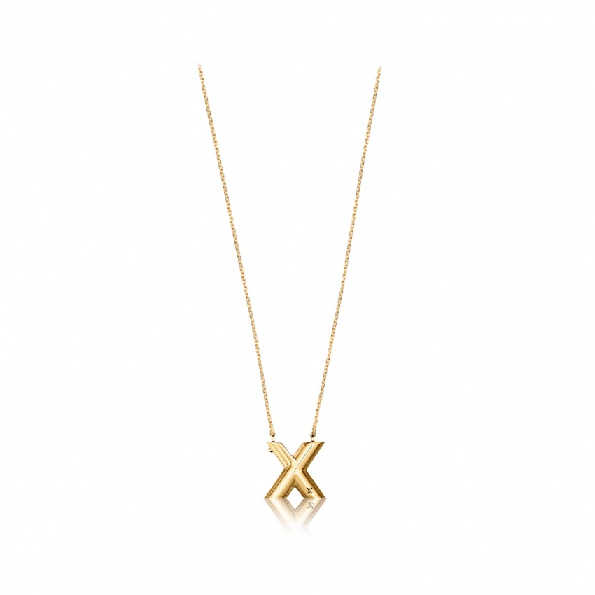 Louis Vuitton LV & Me necklace, letter X in Gold - Accessories M61079