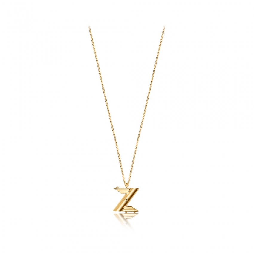 Louis Vuitton LV & Me necklace, letter Z in Gold - Accessories M61081