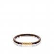 Louis Vuitton Keep It Bracelet Damier Ebene in Brown - Women Leather Accessories M6139F