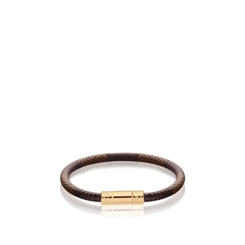 Louis Vuitton Keep It Bracelet Damier Ebene in Brown - Women Leather Accessories M6139F