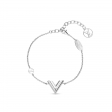 Louis Vuitton Essential V Supple Bracelet in Silver - Accessories M63198 Louis Vuitton Essential V Supple Bracelet in Silver - Accessories M63198