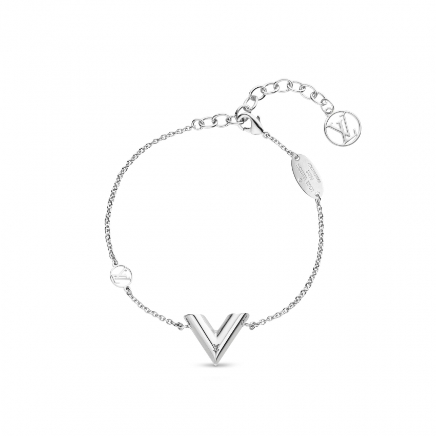 Louis Vuitton Essential V Supple Bracelet in Silver - Accessories M63198