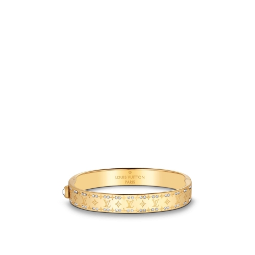 Louis Vuitton Nanogram Strass Bracelet in Gold - Accessories M64860