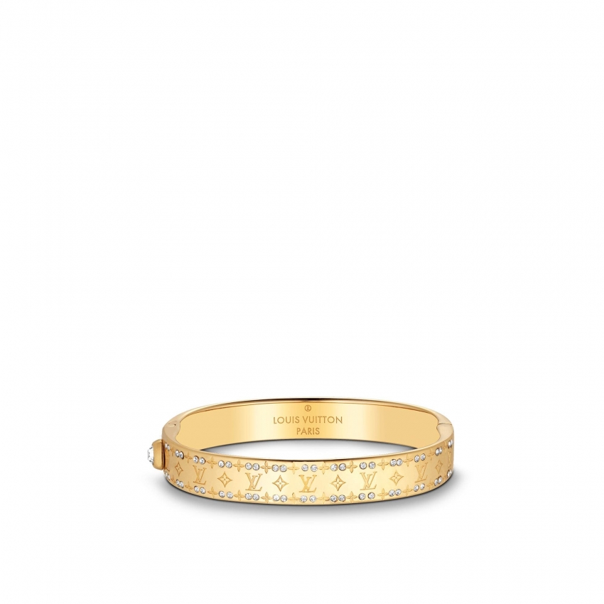 Louis Vuitton Nanogram Strass Bracelet in Gold - Accessories M64860
