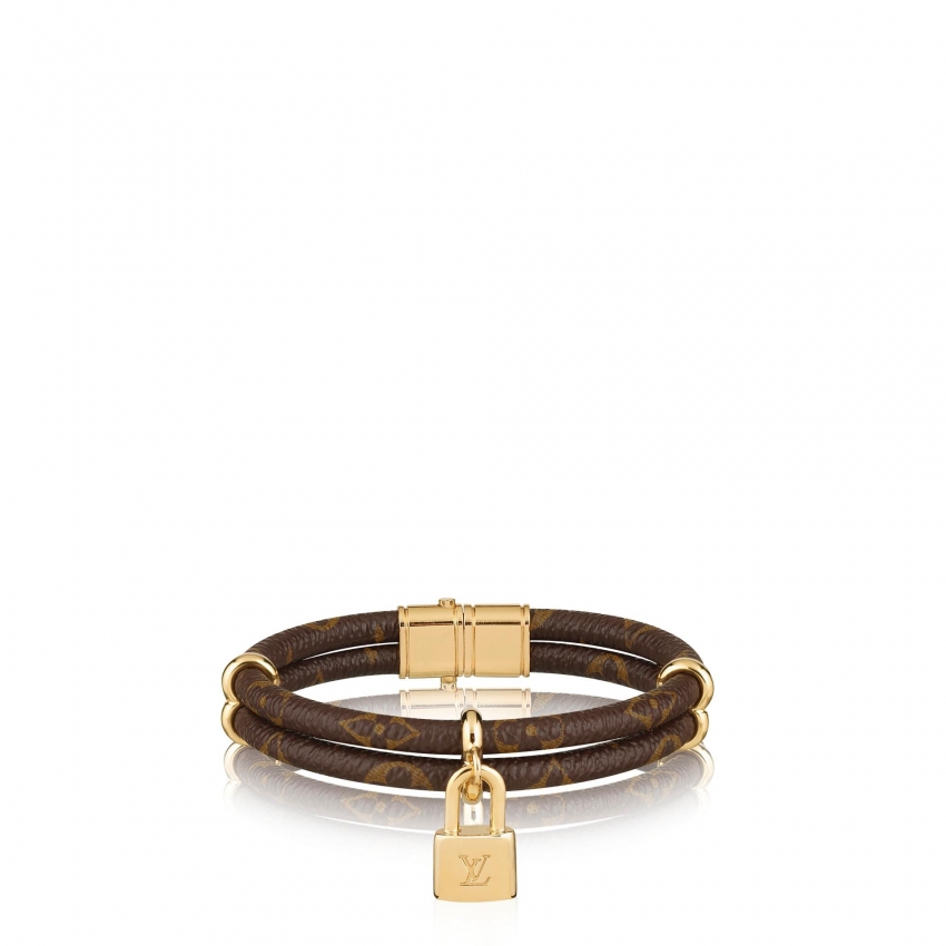 Louis Vuitton Keep it Twice Monogram Bracelet Monogram in Brown - Accessories M6640E