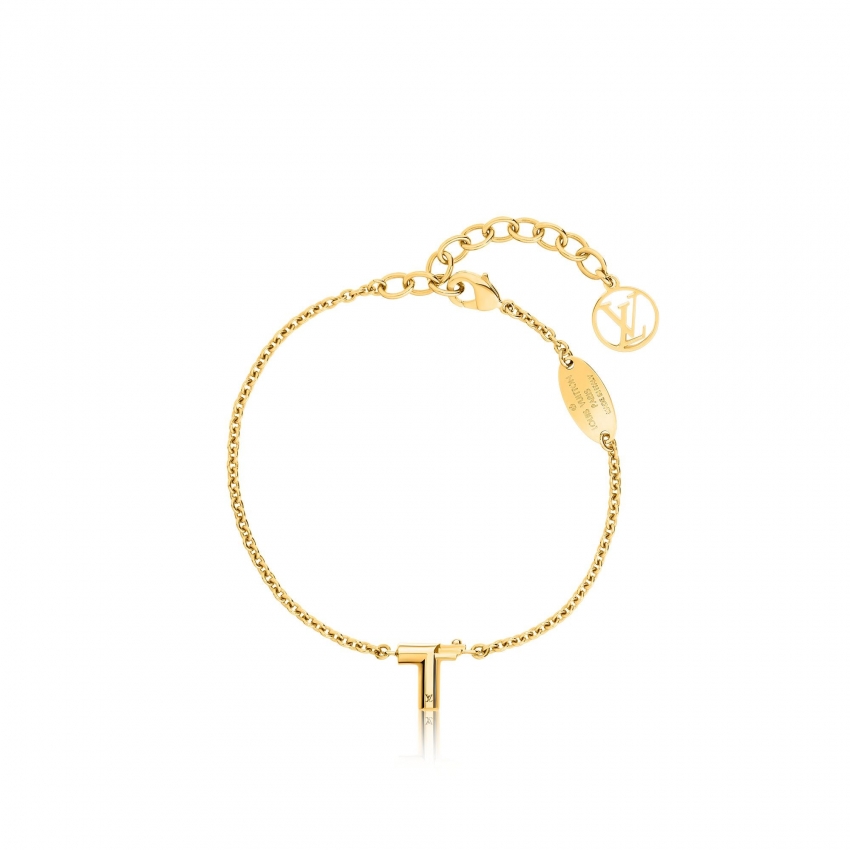 Louis Vuitton LV & Me bracelet, letter T in Gold - Accessories M67177