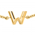 Louis Vuitton LV & Me bracelet, letter W in Gold - Accessories M67180