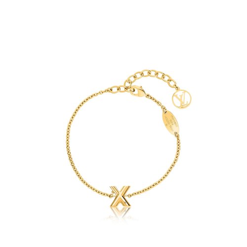 Louis Vuitton LV & Me bracelet, letter X in Gold - Accessories M67181
