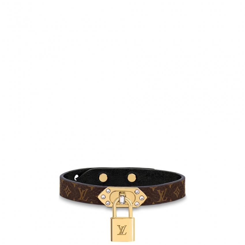 Louis Vuitton Lock It Bracelet Monogram in Brown - Accessories M6787E
