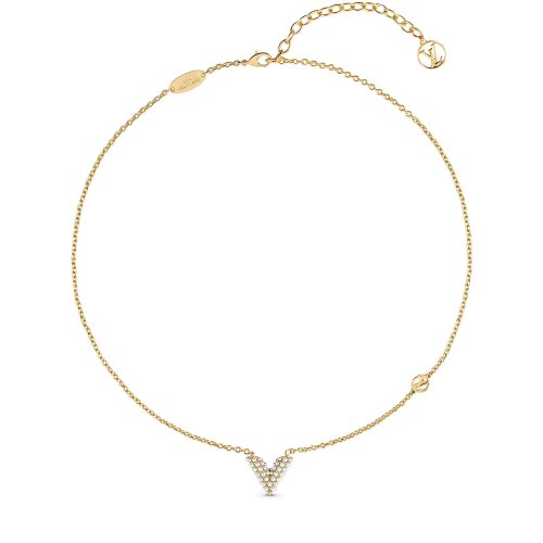 Louis Vuitton Essential V Perle Necklace in White - Accessories M68358