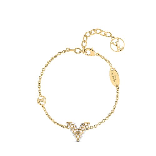 Louis Vuitton Essential V Perle Bracelet in White - Accessories M68361