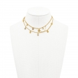 Louis Vuitton Blooming Strass Necklace in Gold - Accessories M68374