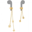 Louis Vuitton Nanogram Earphone Earrings in Gold - Technology Items M69647