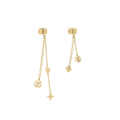 Louis Vuitton Nanogram Earphone Earrings in Gold - Technology Items M69647