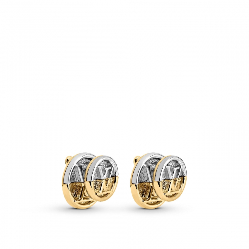 Louis Vuitton L to V Earrings in Silver - Accessories M69664