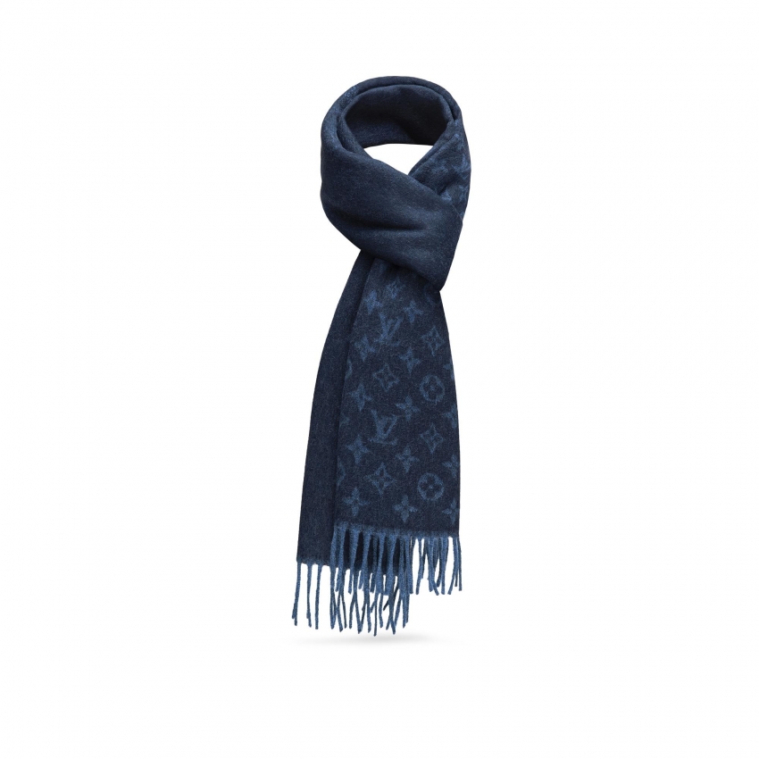 Louis Vuitton Monogram Gradient Scarf in Blue - Accessories M70257