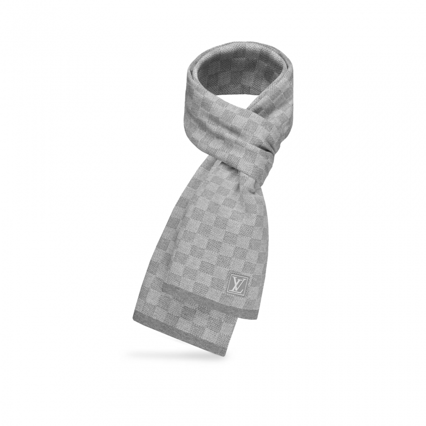 Louis Vuitton Petit Damier Scarf in Grey - Accessories M70517