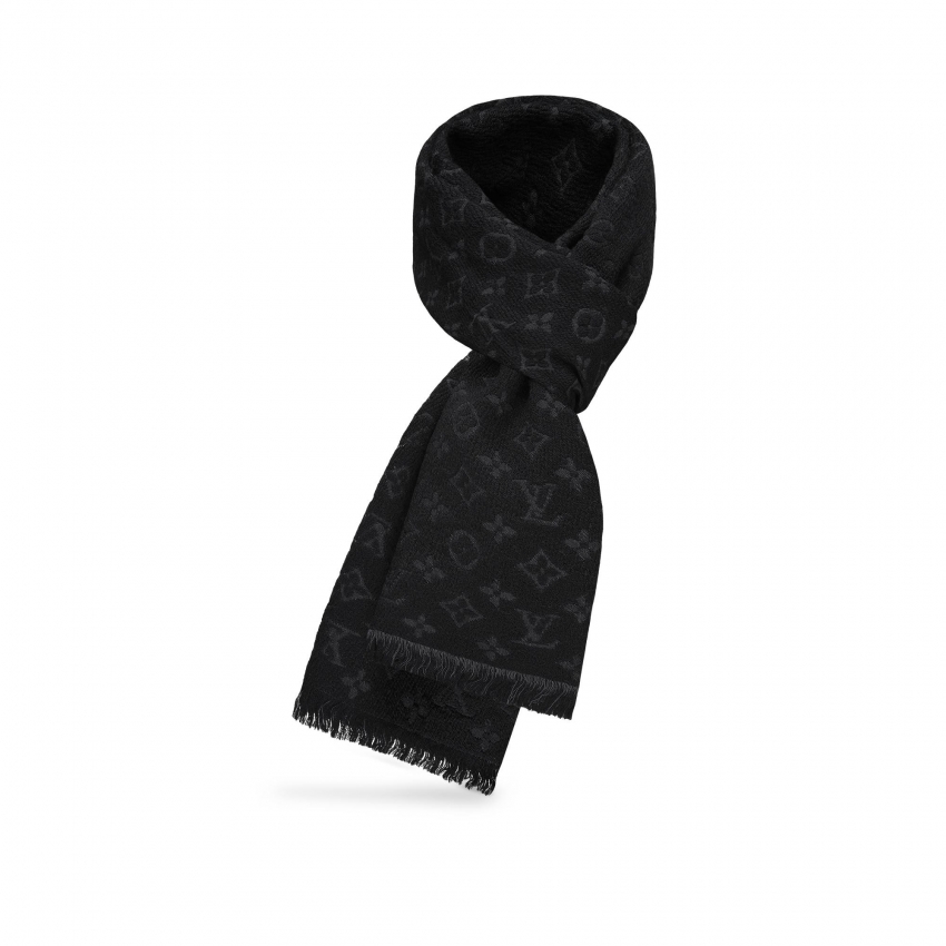 Louis Vuitton Monogram Classic Scarf in Black - Accessories M70520