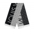 Louis Vuitton Monogram Split Scarf in Black - Accessories M70924
