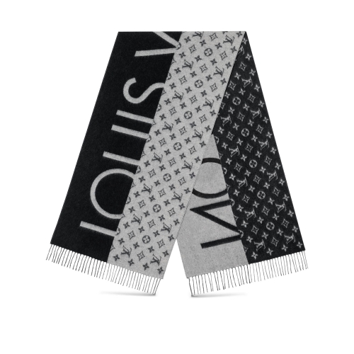 Louis Vuitton Monogram Split Scarf in Black - Accessories M70924