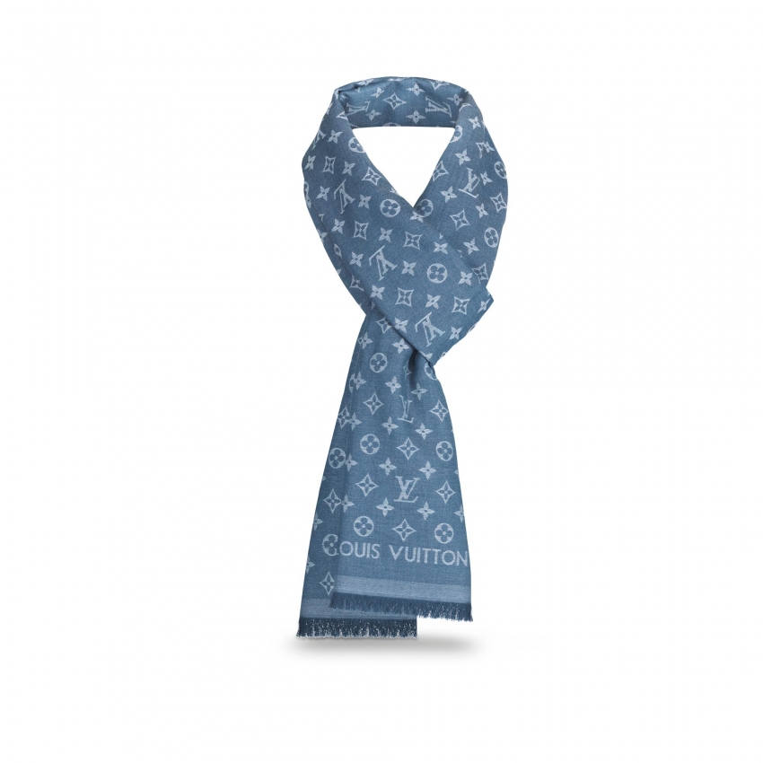 Louis Vuitton Monogram Essential Stole in Blue - Accessories M71618