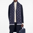 Louis Vuitton Monogram Cozy Scarf in Blue - Accessories M73456
