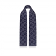 Louis Vuitton Monogram Cozy Scarf in Blue - Accessories M73456