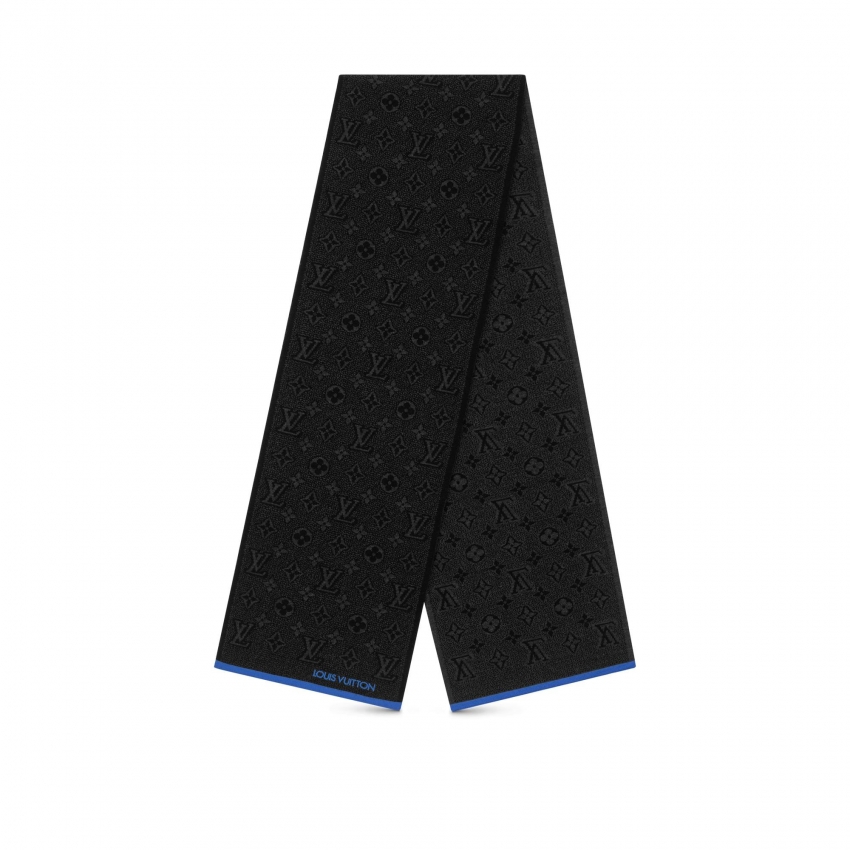 Louis Vuitton My Monogram Eclipse Scarf in Blue - Accessories M76240