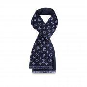 Louis Vuitton Pied-De-Poule Stole in Blue - Accessories M76244