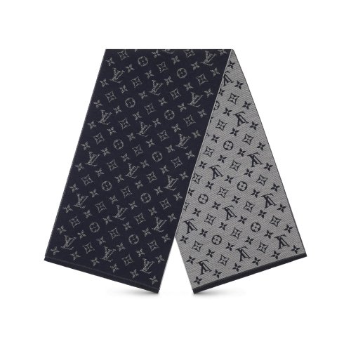 Louis Vuitton Monogram Denim Scarf in Blue - Accessories M76245