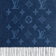 Louis Vuitton Pied-De-Poule Scarf in Blue - Accessories M76247