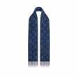 Louis Vuitton Pied-De-Poule Scarf in Blue - Accessories M76247
