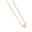 Louis Vuitton Essential V Necklace in Rose - Accessories M80137