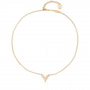 Louis Vuitton Essential V Necklace in Rose - Accessories M80137