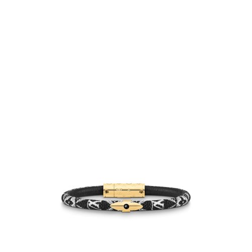Louis Vuitton Since 1854 Daily Confidential Bracelet in Black - Accessories M8013F