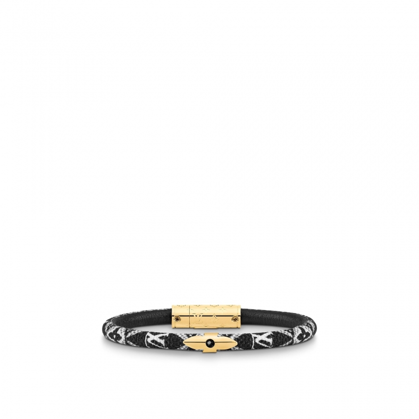 Louis Vuitton Since 1854 Daily Confidential Bracelet in Black - Accessories M8013F