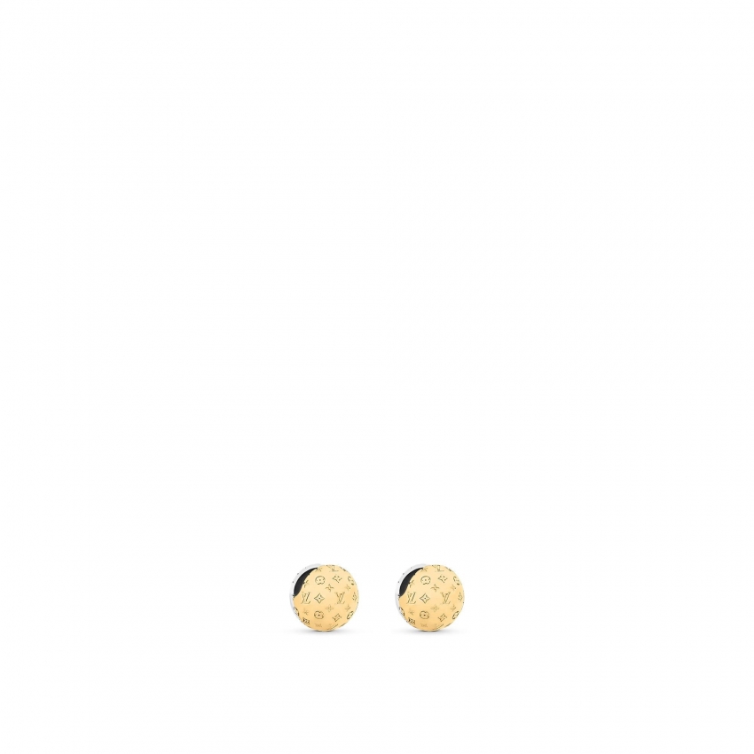 Louis Vuitton Planète LV Nanogram Earrings in Gold - Accessories M80265