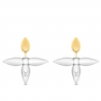 Louis Vuitton Louisette Stud Earrings in Silver - Accessories M80268