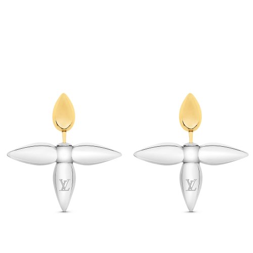 Louis Vuitton Louisette Stud Earrings in Silver - Accessories M80268