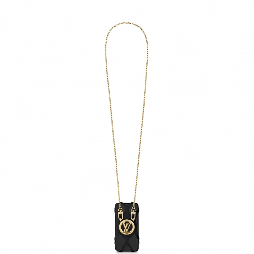 Louis Vuitton Louise Phone Holder in Gold - Accessories M80269