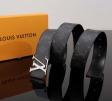 Louis Vuitton Monogram Eclipse LV Initiales 40MM Reversible M9043U