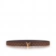 Louis Vuitton LV Initiales 25MM Damier Ebene Canvas in Brown - Accessories M9267W