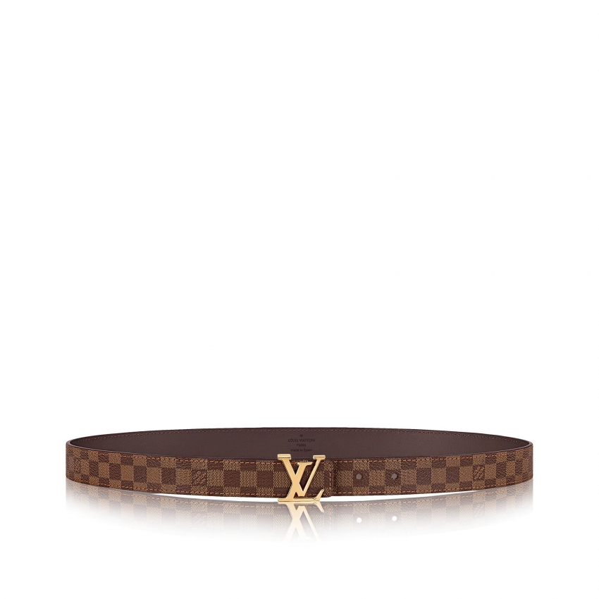Louis Vuitton LV Initiales 25MM Damier Ebene Canvas in Brown - Accessories M9267W