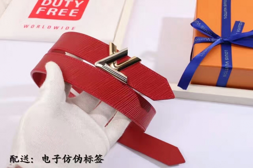 Louis Vuitton LV Twist 30mm Epi Leather in Coquelicot - Belt M9361U