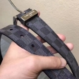 Louis Vuitton Damier Graphite Pont Neuf Belt 35MM M9402V