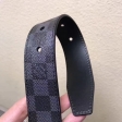 Louis Vuitton Damier Graphite Pont Neuf Belt 35MM M9402V
