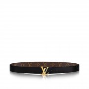 Louis Vuitton LV Initiales 30mm Reversible Monogram in Black - Women Accessories M9453T